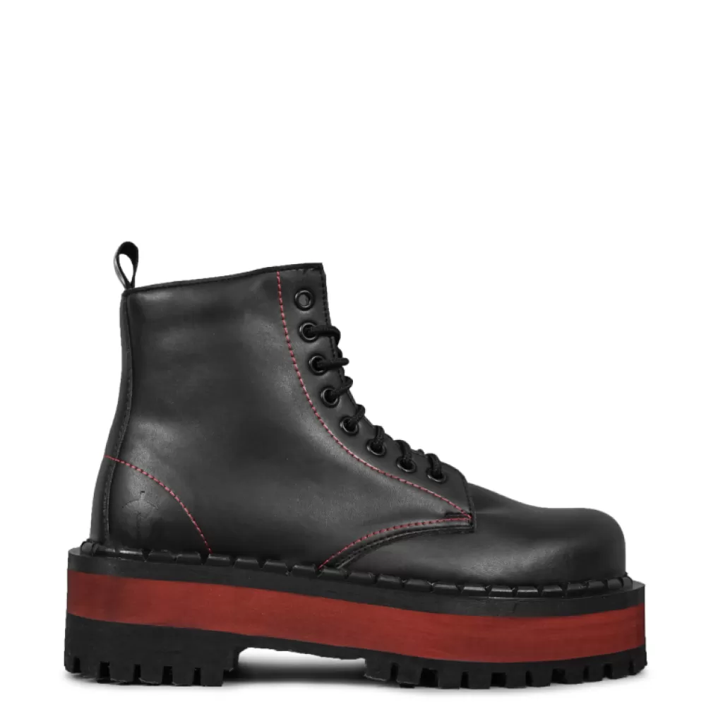 ALTERCORE Boots< 653 Vegan Black/Red