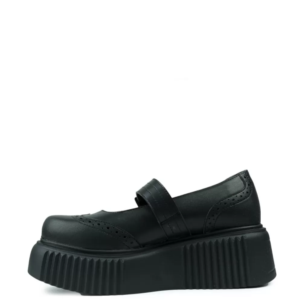 ALTERCORE Platform Shoes< Anabelle Vegan Black