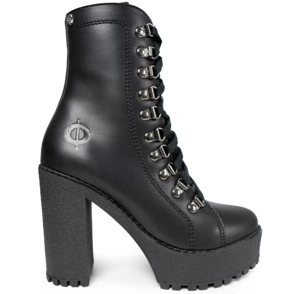 ALTERCORE Ankle Boots< Angelina Vegan Black