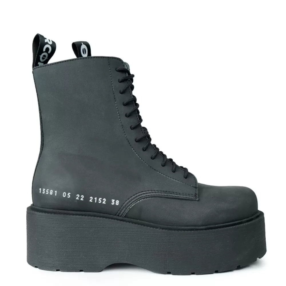 ALTERCORE Boots< Auren Vegan Nubuck Black