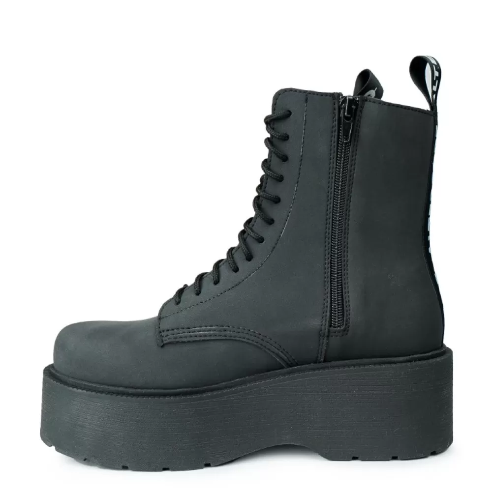 ALTERCORE Boots< Auren Vegan Nubuck Black