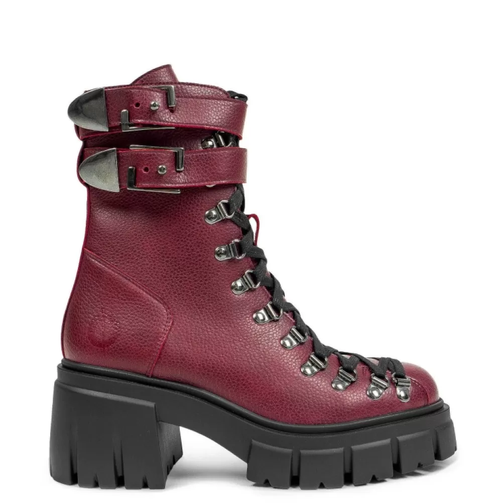 ALTERCORE Ankle Boots< Chloe Ii Vegan Burgundy