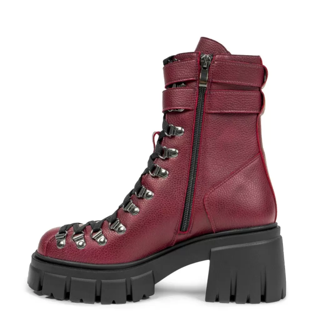 ALTERCORE Ankle Boots< Chloe Ii Vegan Burgundy