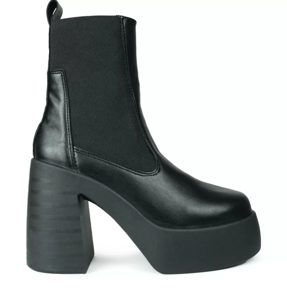 ALTERCORE Ankle Boots< Ebony Black