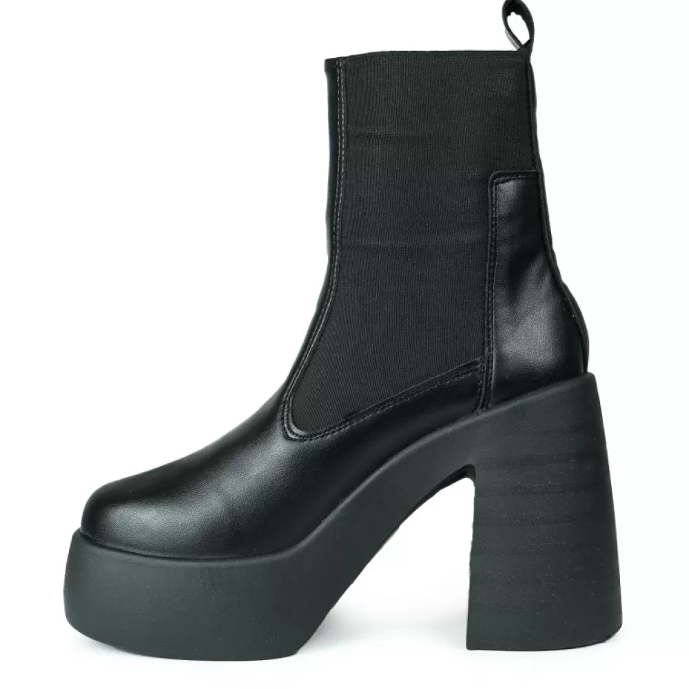 ALTERCORE Ankle Boots< Ebony Black