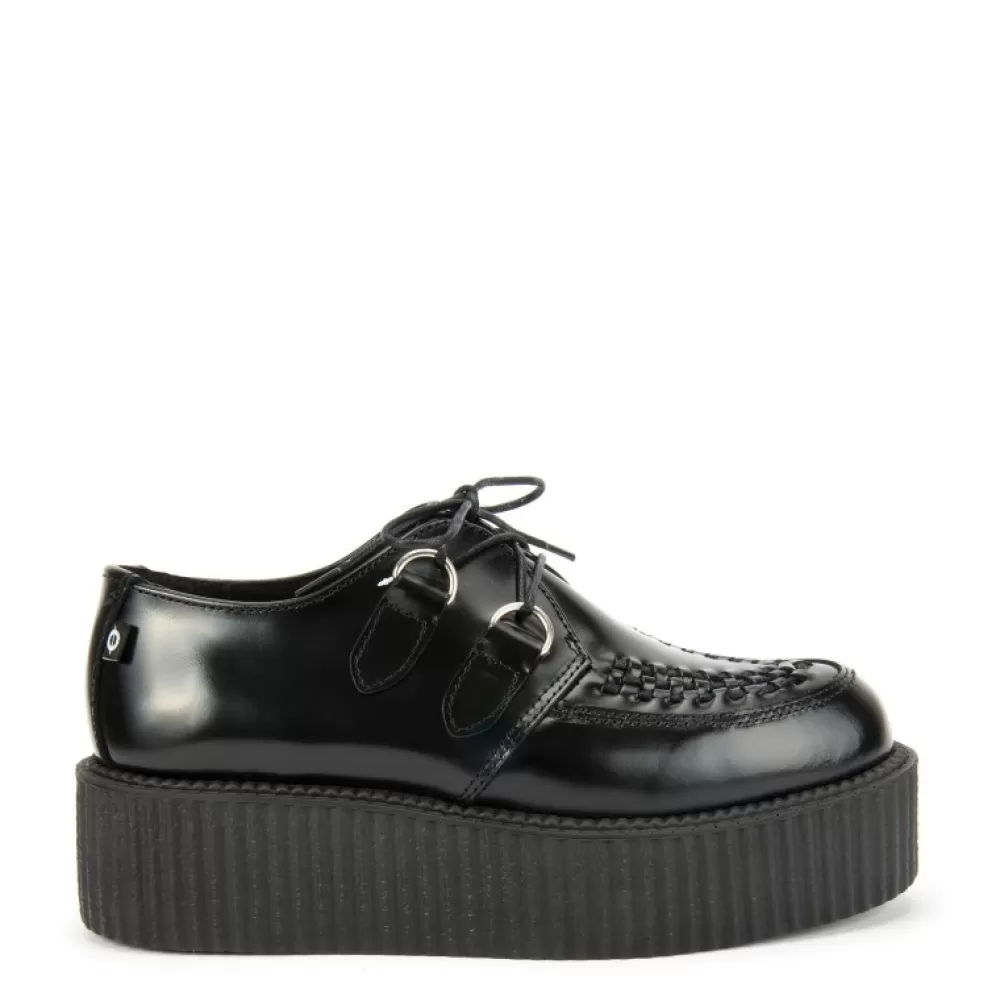 ALTERCORE Creepers< Ered Leather Black