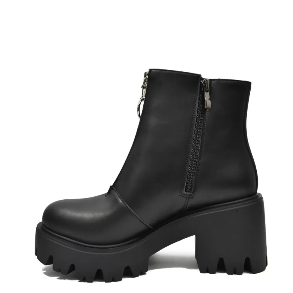 ALTERCORE Ankle Boots< Gemma Vegan Black