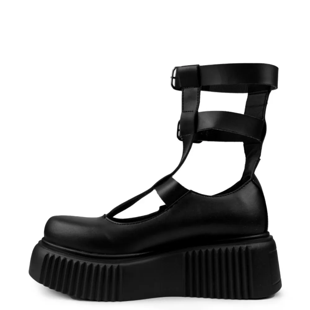 ALTERCORE Platform Shoes< Granda Vegan Black