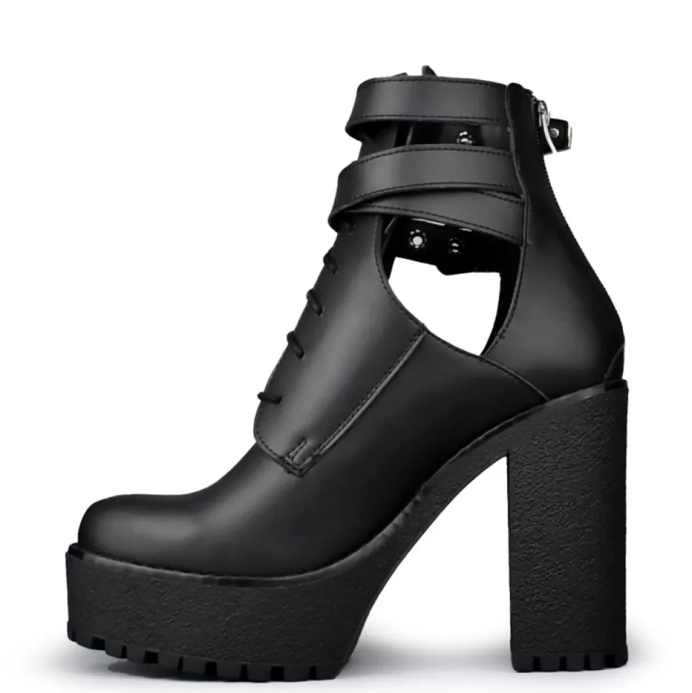 ALTERCORE Ankle Boots< Harper Vegan Black