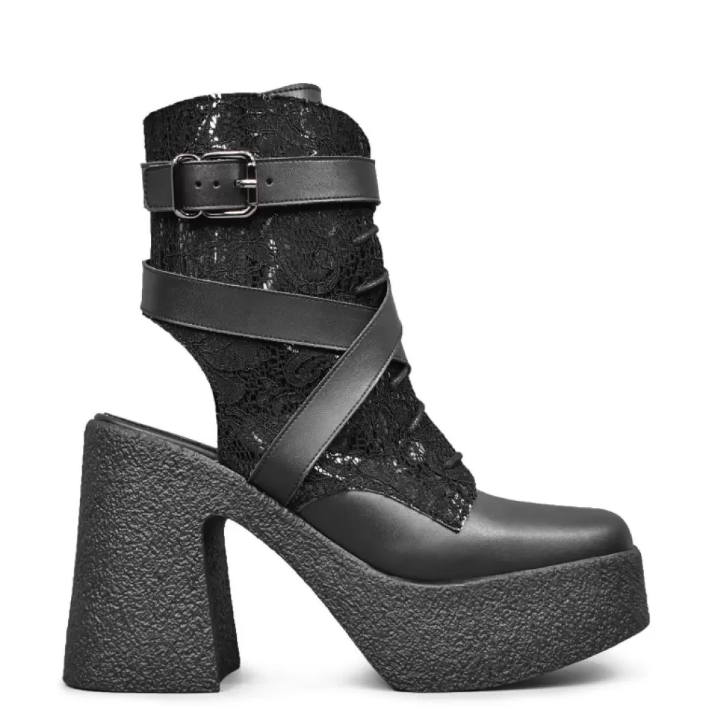 ALTERCORE Ankle Boots< Hilda Vegan Black