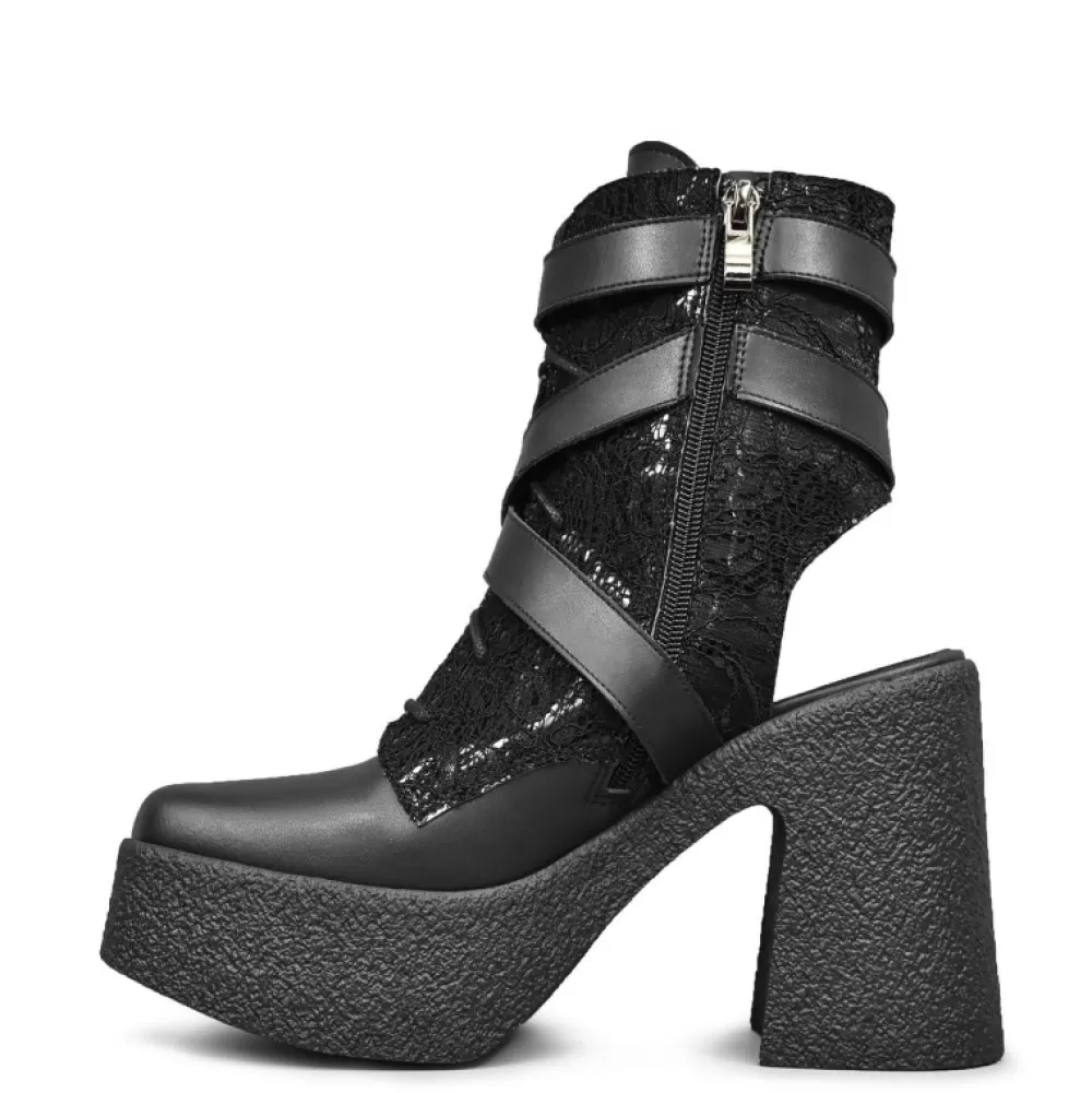 ALTERCORE Ankle Boots< Hilda Vegan Black