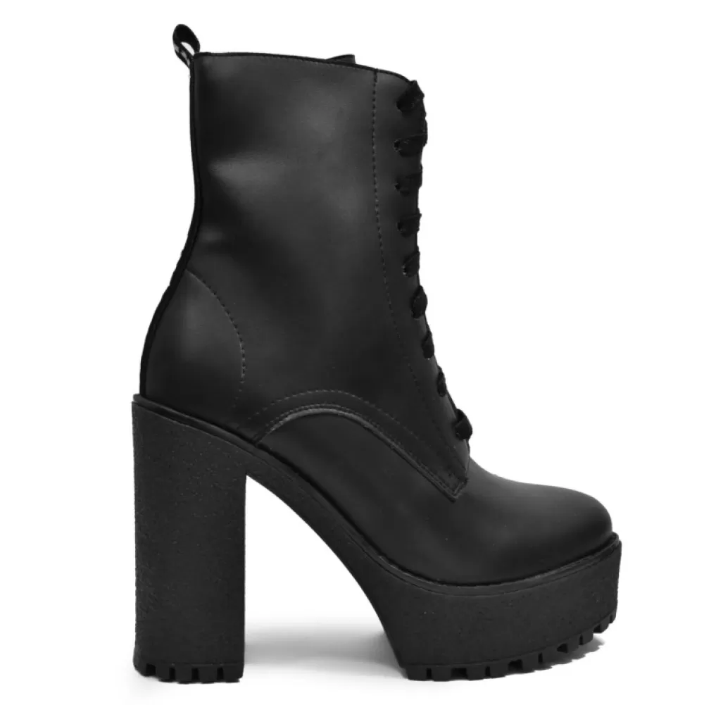 ALTERCORE Ankle Boots< Ivy Vegan Black