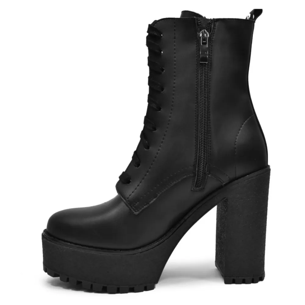 ALTERCORE Ankle Boots< Ivy Vegan Black