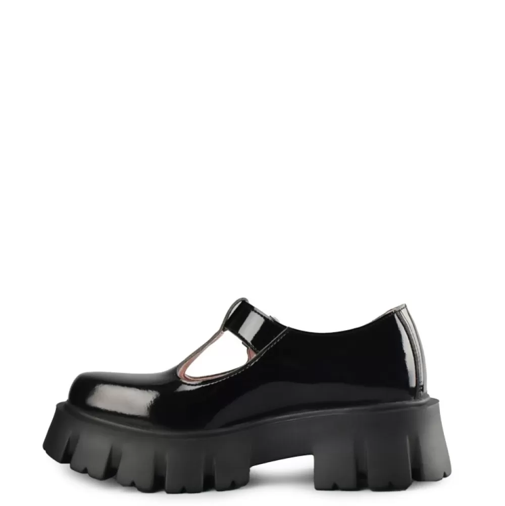 ALTERCORE Shoes< Jane Vegan Black Patent