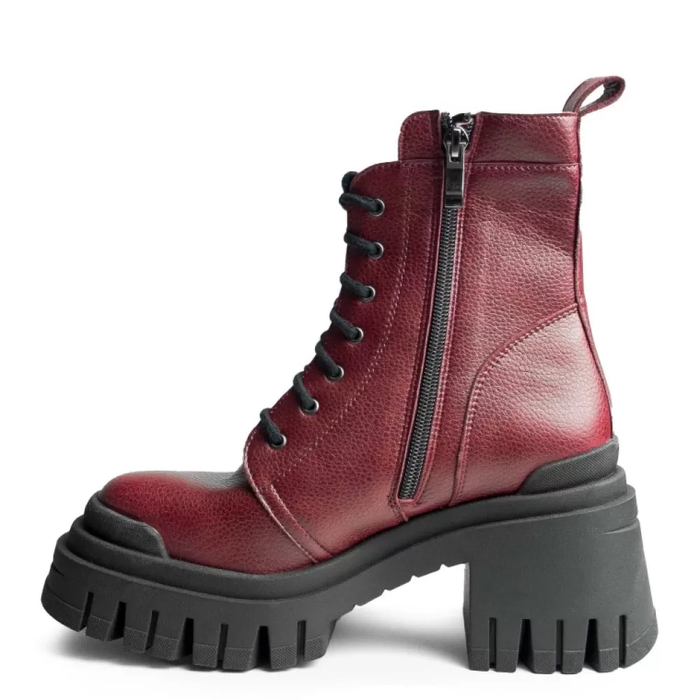 ALTERCORE Ankle Boots< Lacerta Vegan Burgundy