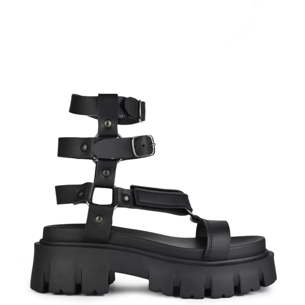 ALTERCORE Sandals< Lazza Vegan Black