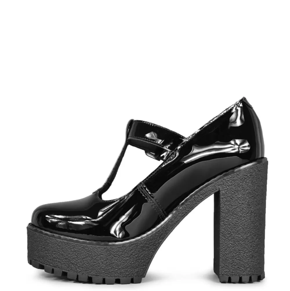 ALTERCORE Shoes< Lizzy Vegan Black Patent