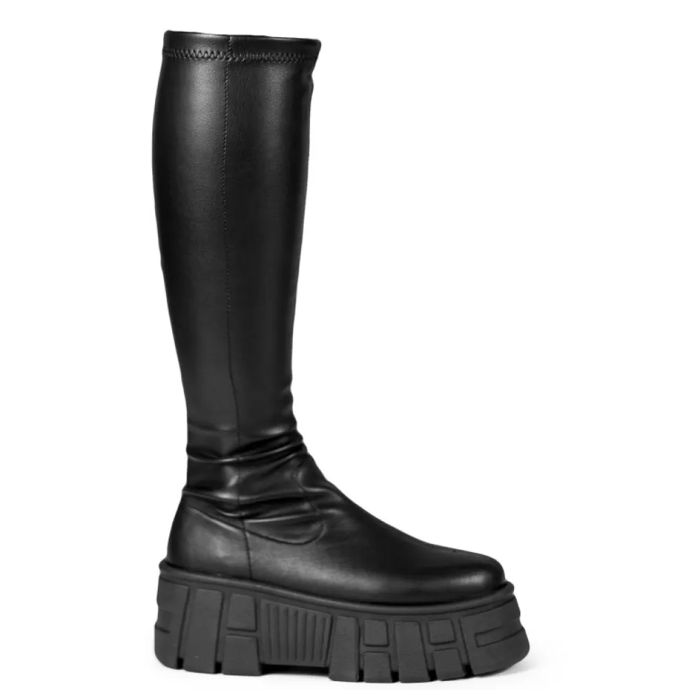 ALTERCORE Knee-High Boots< Londo Black