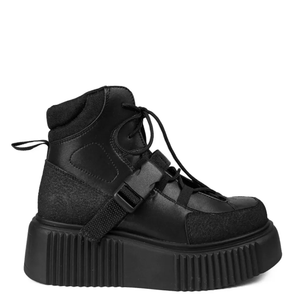 ALTERCORE Platform Shoes< Madison Vegan Black