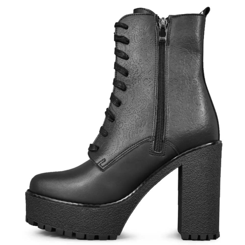 ALTERCORE Ankle Boots< Nagini Vegan Black