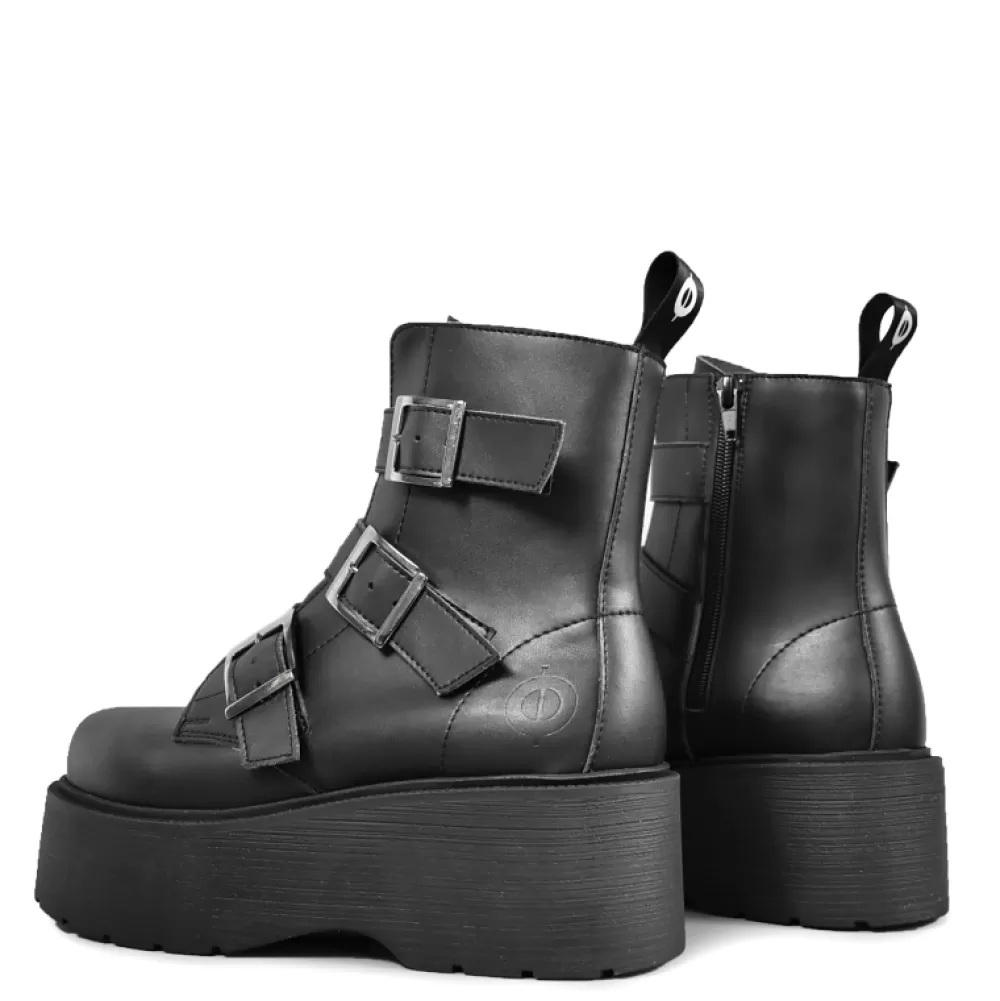 ALTERCORE Platform Shoes< Nefre Vegan Black