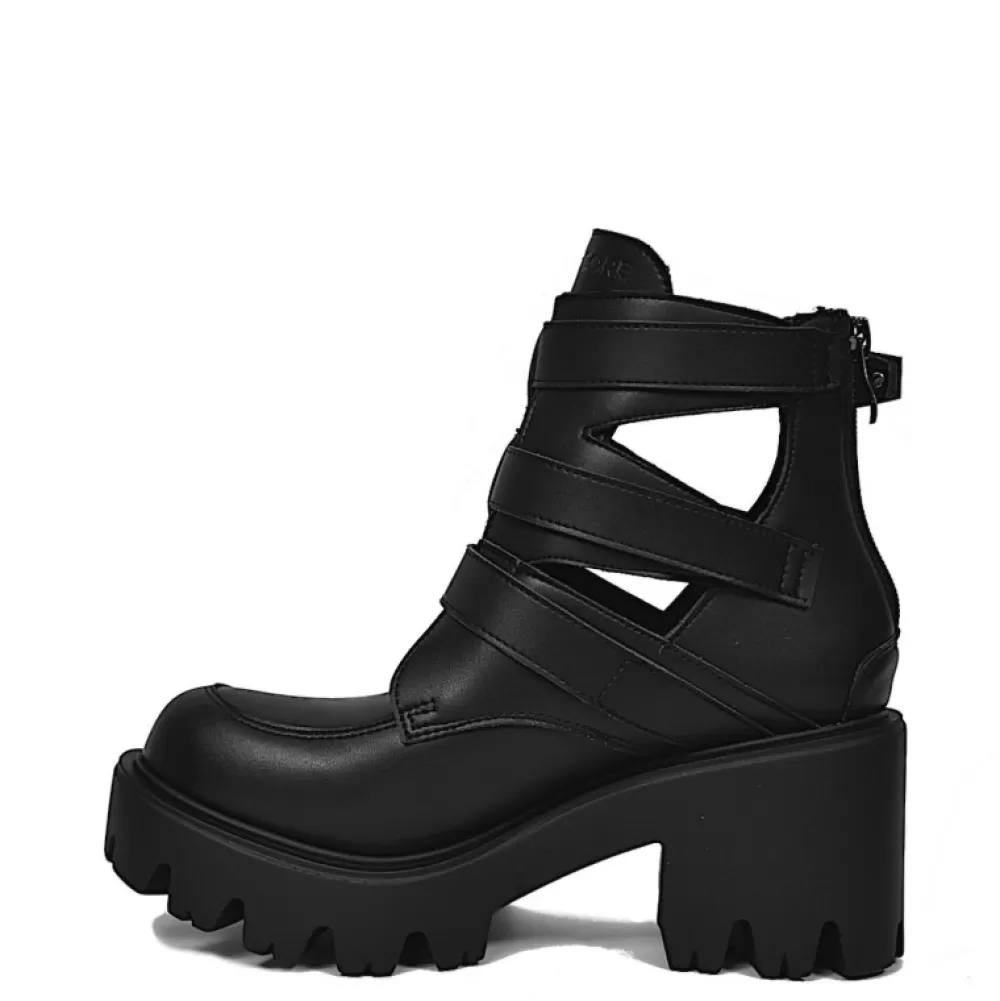 ALTERCORE Ankle Boots< Randa Vegan Black