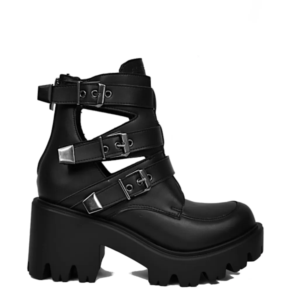 ALTERCORE Ankle Boots< Randa Vegan Black