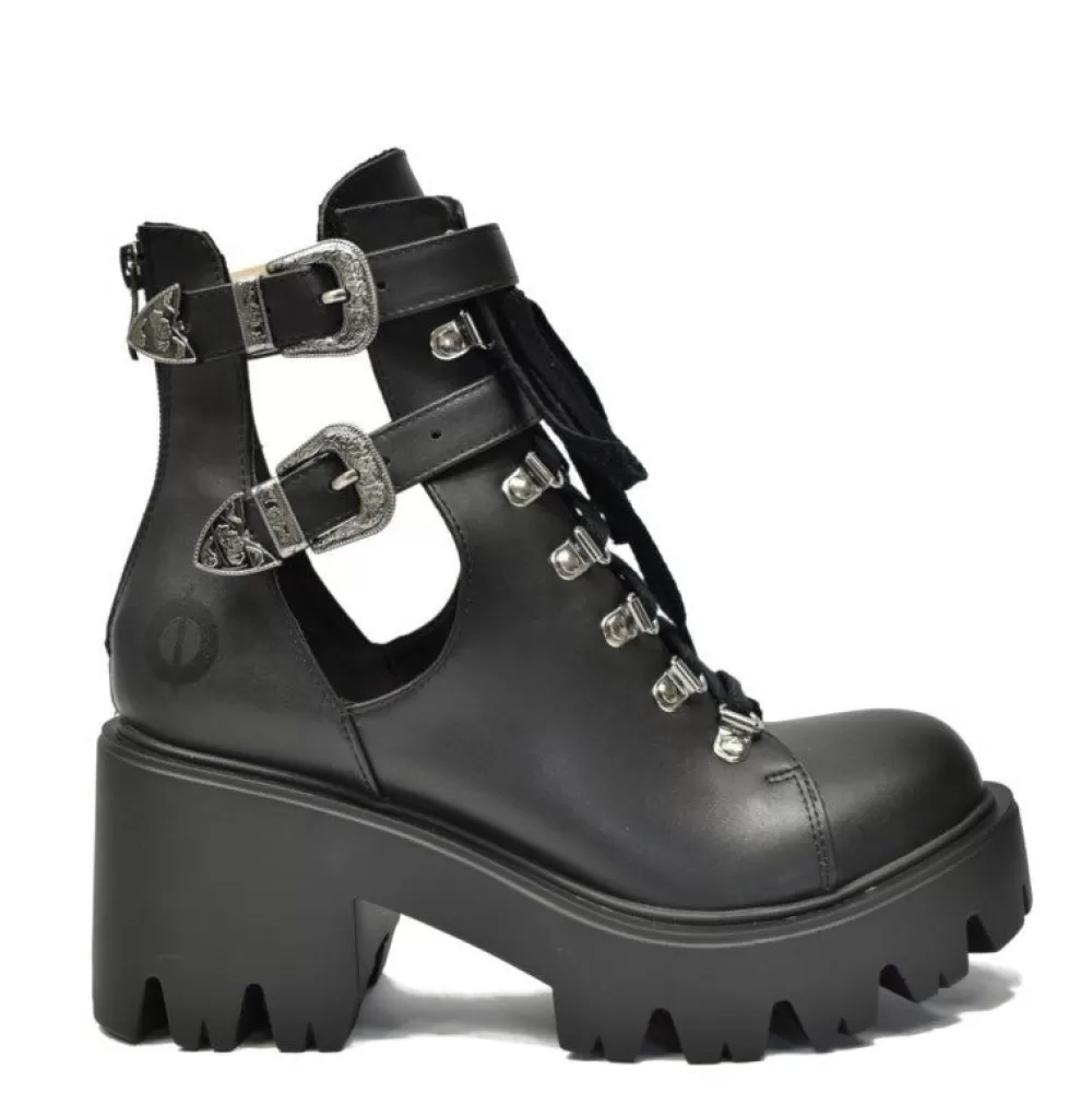 ALTERCORE Ankle Boots< Sadie Vegan Black