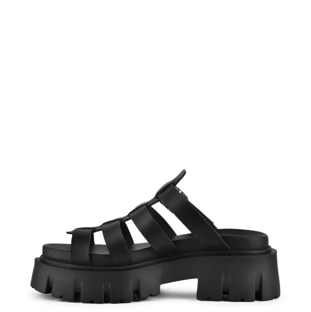 ALTERCORE Flip Flops< Skelta Vegan Black