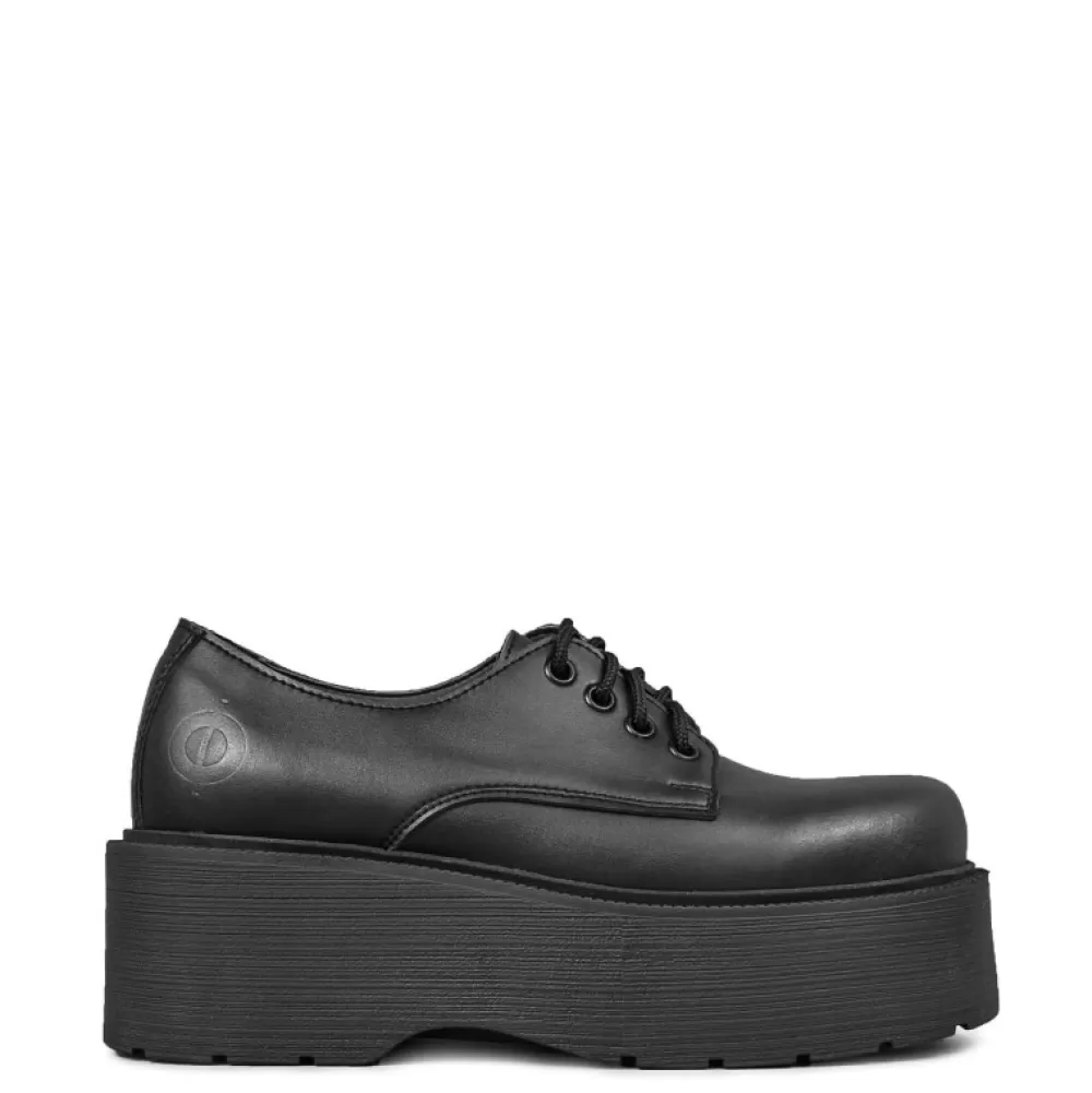 ALTERCORE Platform Shoes< Spell Vegan Black Platform Shoes