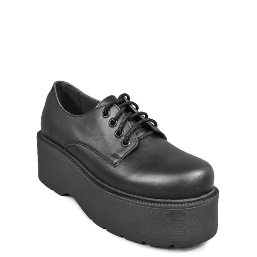 ALTERCORE Platform Shoes< Spell Vegan Black Platform Shoes