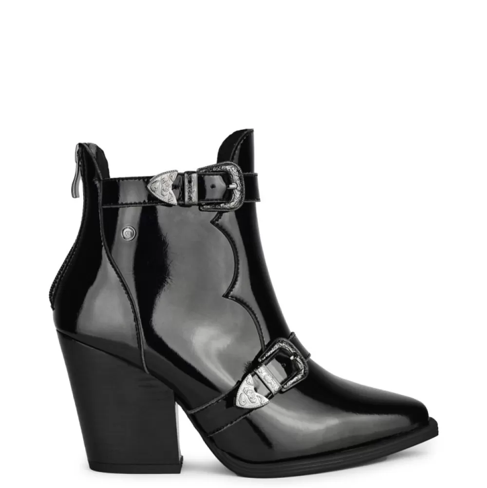 ALTERCORE Ankle Boots< Tarot Vegan Black Patent