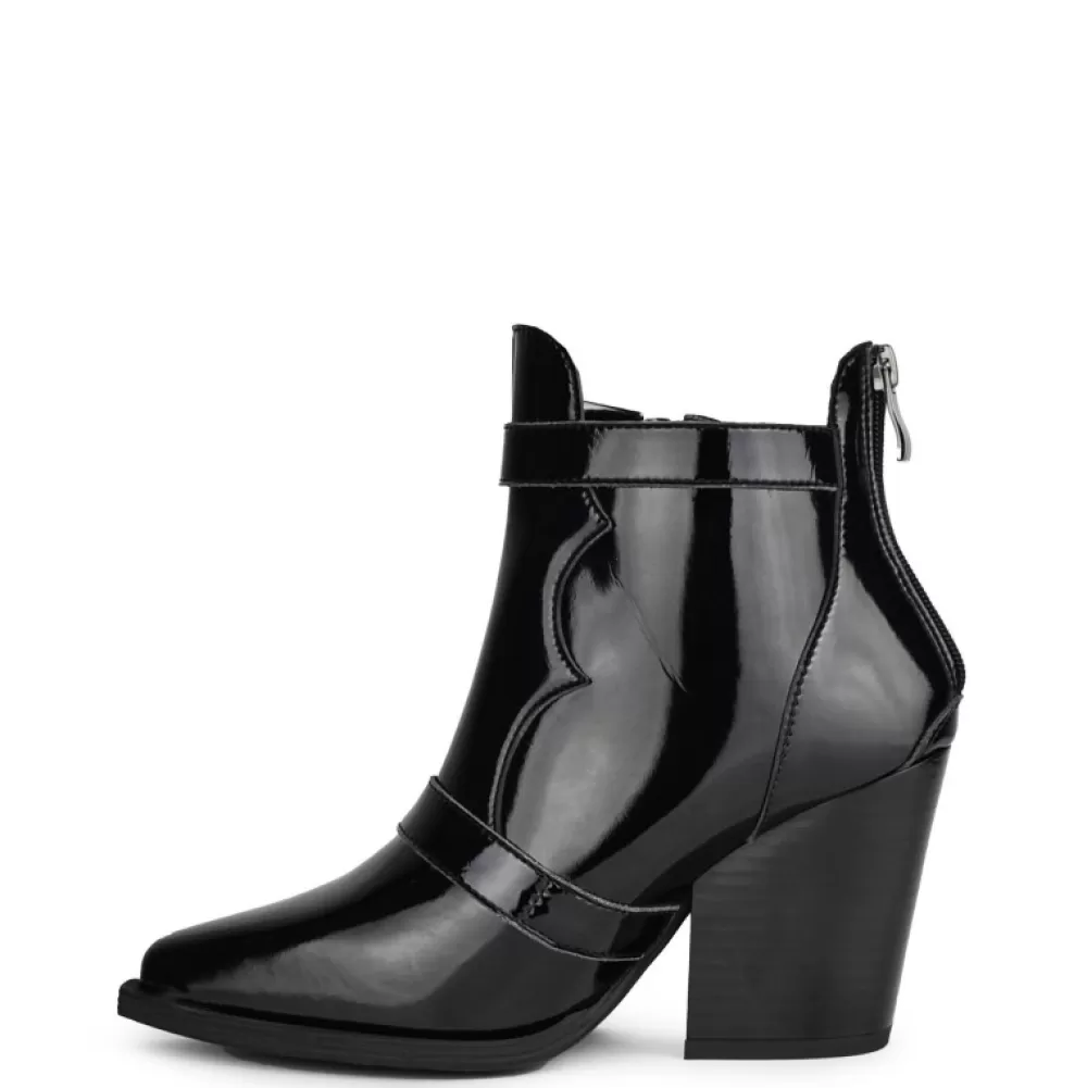 ALTERCORE Ankle Boots< Tarot Vegan Black Patent