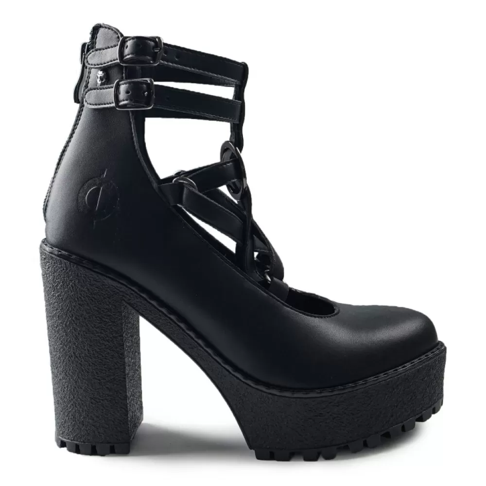 ALTERCORE Ankle Boots< Topaz Vegan Black