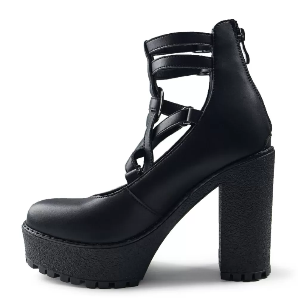 ALTERCORE Ankle Boots< Topaz Vegan Black