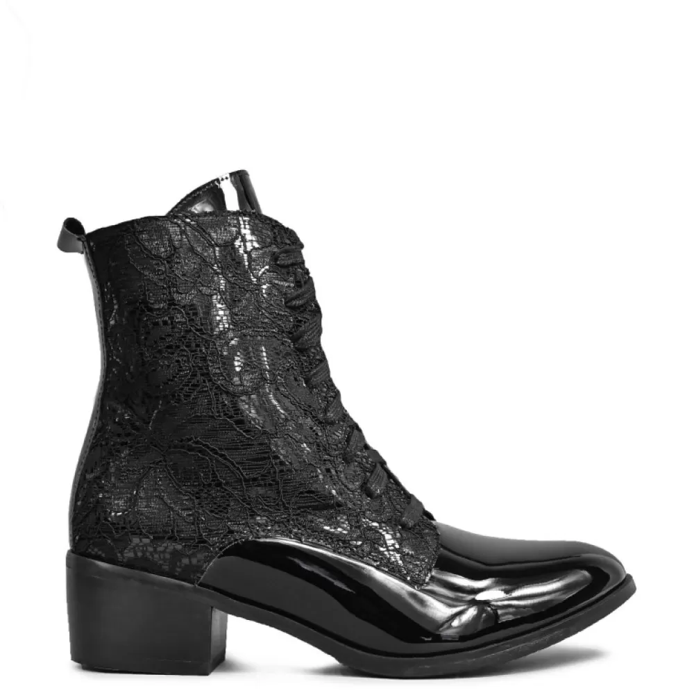 ALTERCORE Ankle Boots< Zelda Vegan Black