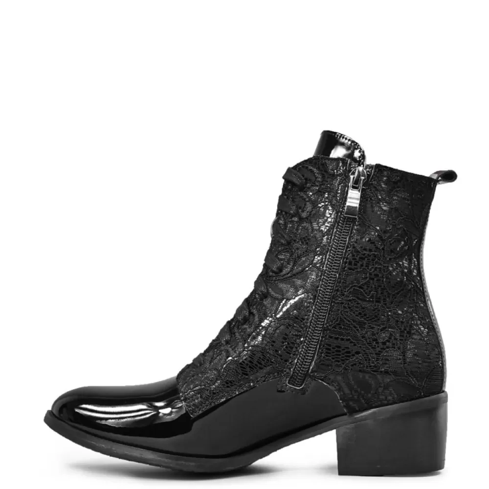 ALTERCORE Ankle Boots< Zelda Vegan Black