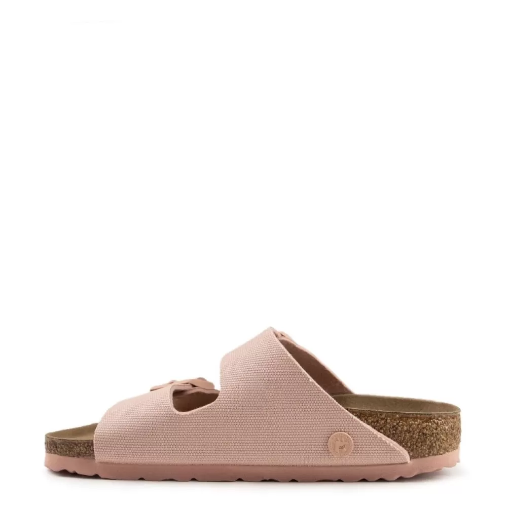 Birkenstock Flip Flops< Arizona 1021473 Vegan Tex Canvas Soft Pink