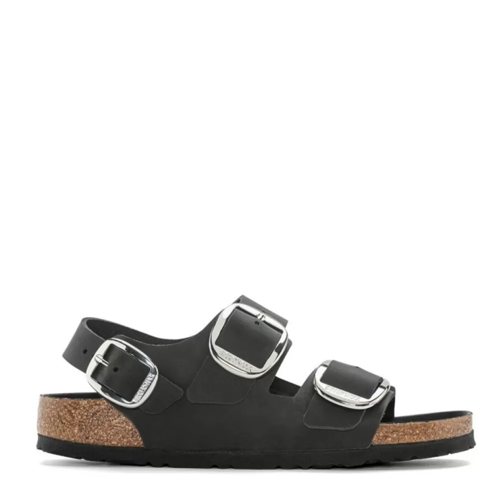 Birkenstock Flip Flops< Milano Big Buckle Leoi Hex 1024943 Black