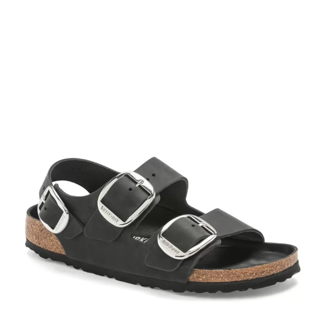 Birkenstock Flip Flops< Milano Big Buckle Leoi Hex 1024943 Black