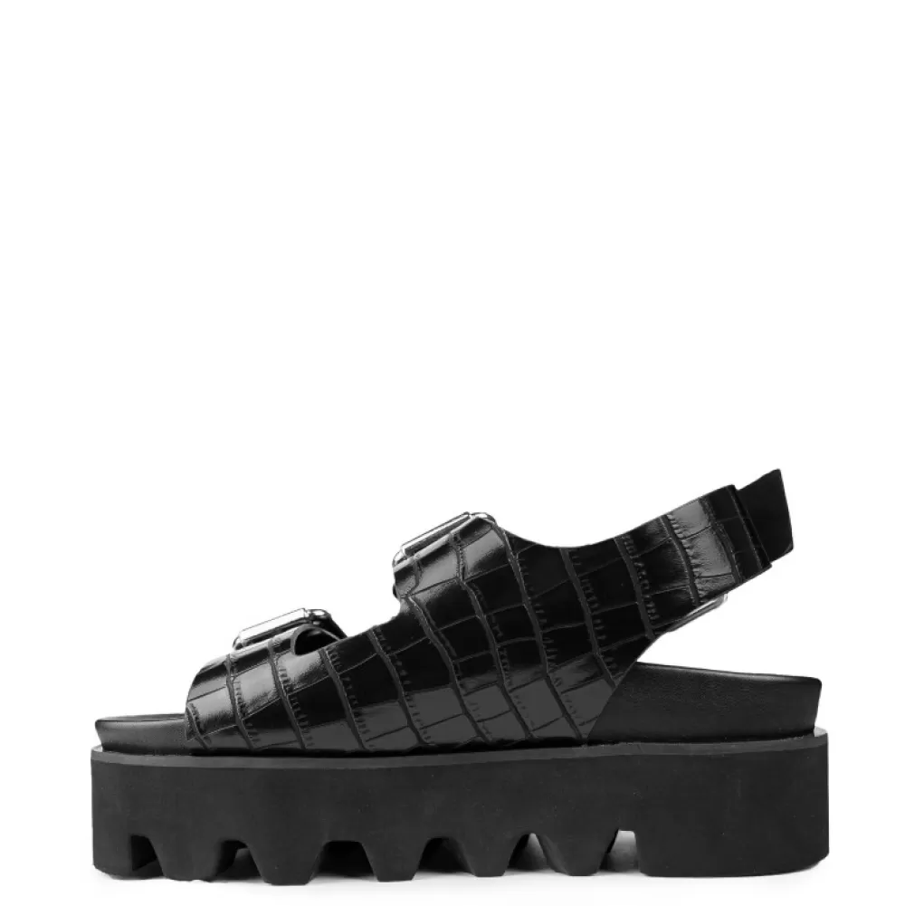 Buffalo Platform Shoes< 1602042 Perry On Vegan Black