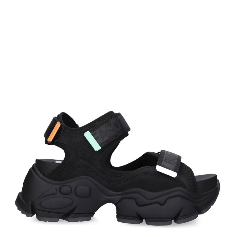 Buffalo Sandals< 1602114 Binary 0 Vegan Black