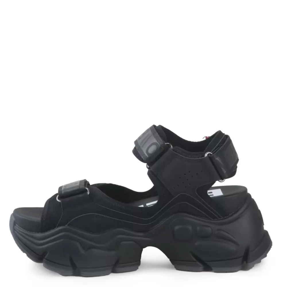 Buffalo Sandals< 1602114 Binary 0 Vegan Black