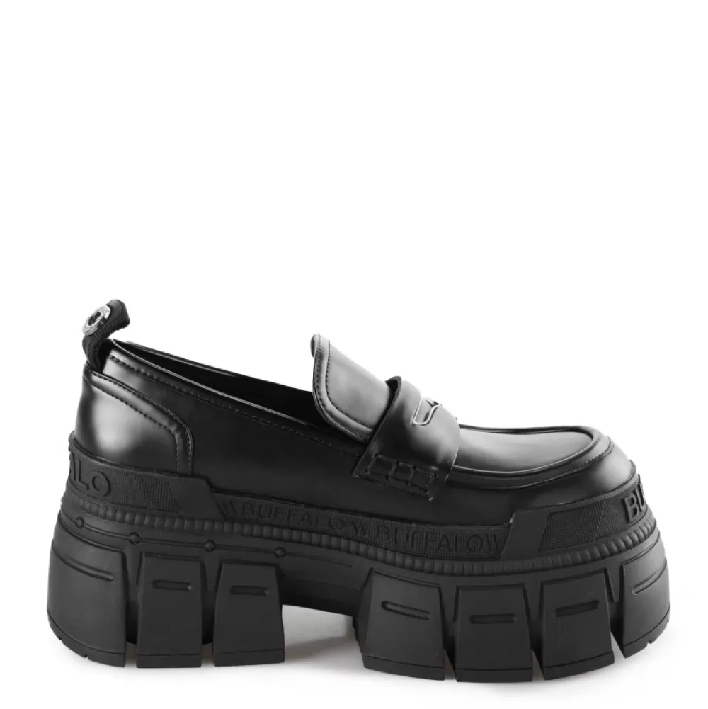 Buffalo Shoes< 1622348 Gospher Loafer Black