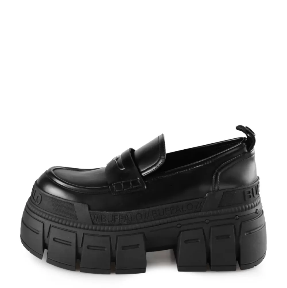 Buffalo Shoes< 1622348 Gospher Loafer Black