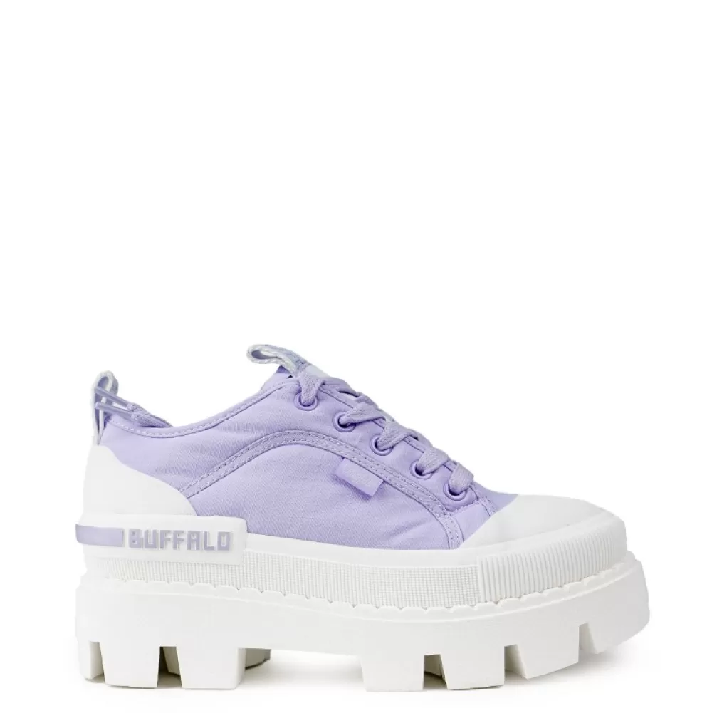 Buffalo Platform Shoes< 1630643 Raven Lo Vegan Nylon Lavender