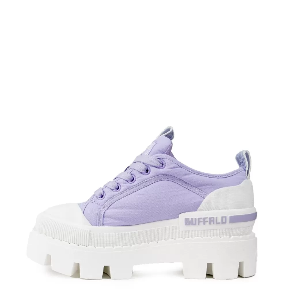 Buffalo Platform Shoes< 1630643 Raven Lo Vegan Nylon Lavender