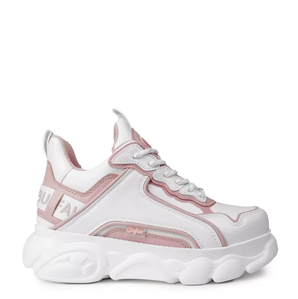 Buffalo Sneakers< 1630736 Chai Vegan /Rose White