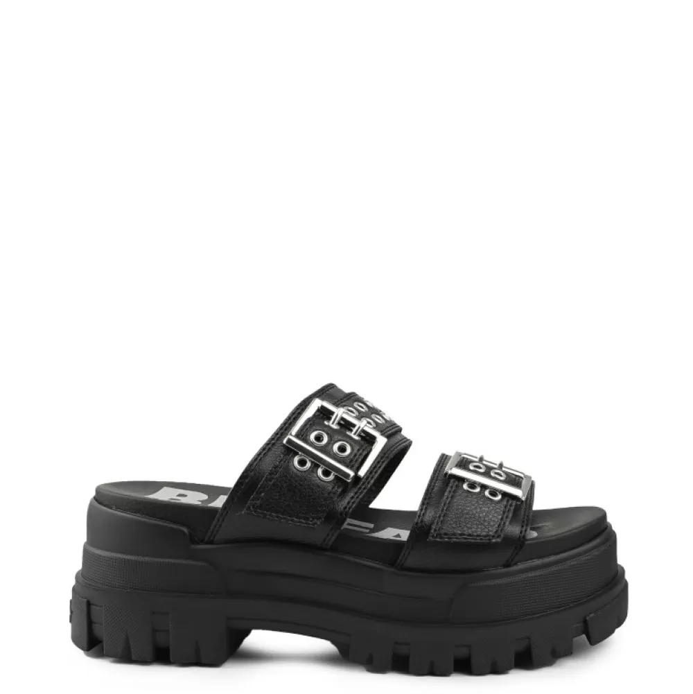 Buffalo Flip Flops< Aspha Loop Vegan Black