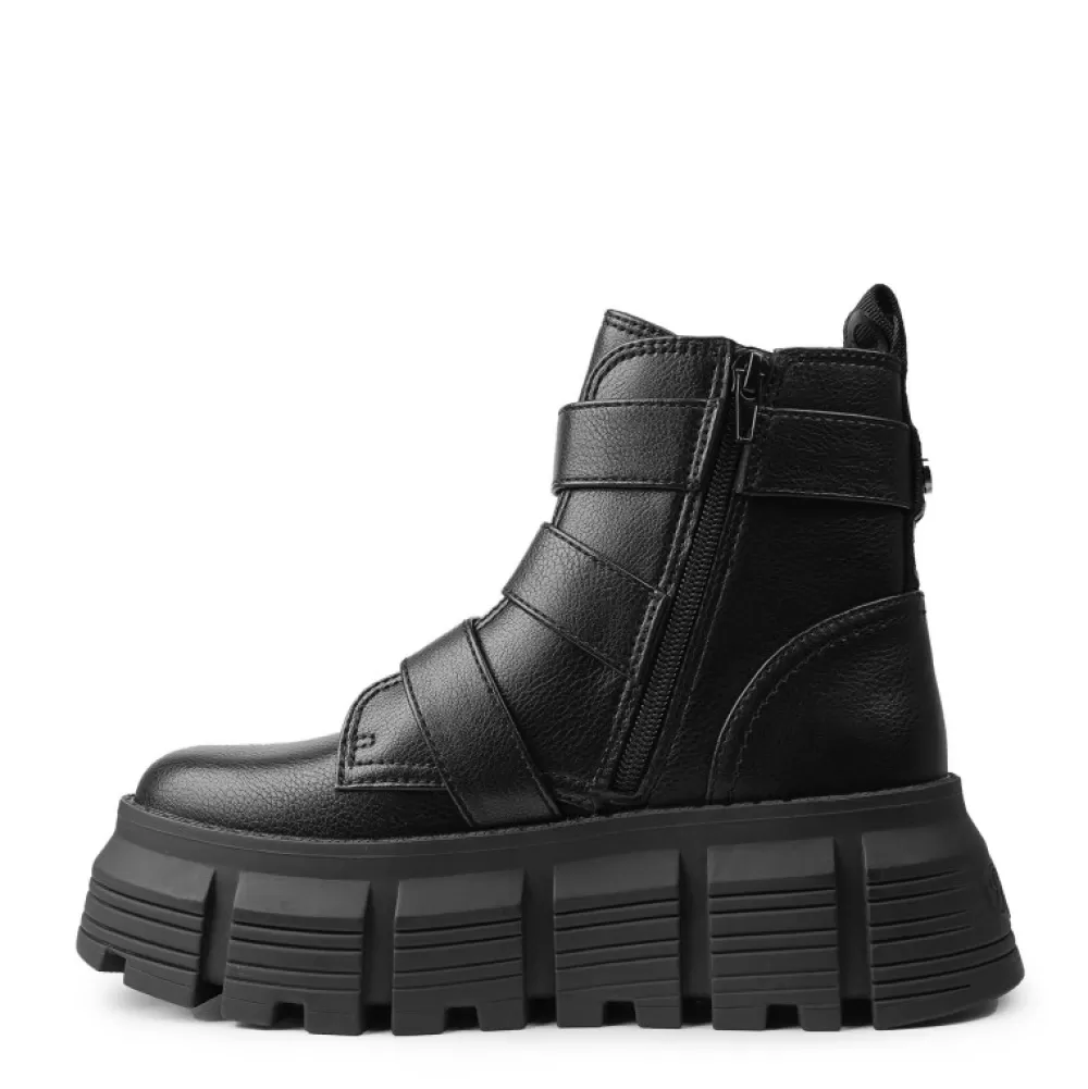 Buffalo Sneakers< Ava Ankleboot Vegan Black